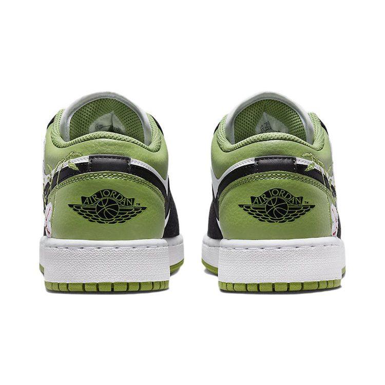 Jordan Kids Air Jordan 1 Low SE "Floral" Sneakers DQ8389-100