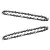 2 Stück Kettensägenkette Ersatz Hochgeschwindigkeitsstahl für 4 Zoll Akku-Elektrokettensäge