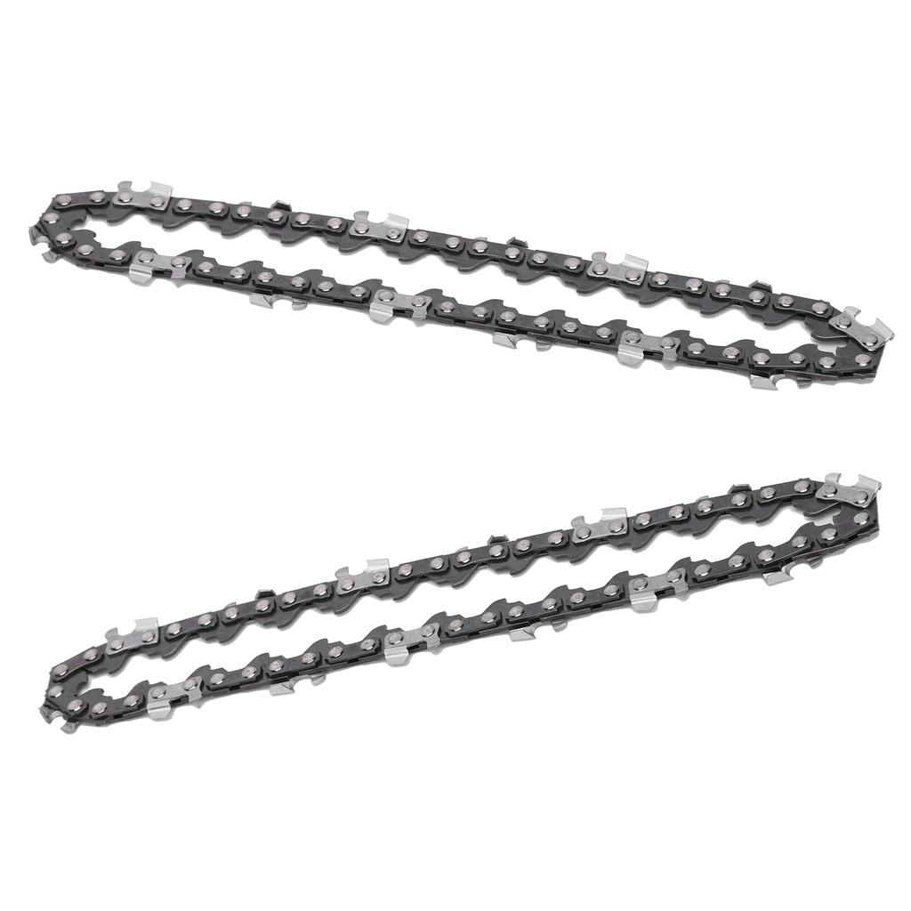 2 Stück Kettensägenkette Ersatz Hochgeschwindigkeitsstahl für 4 Zoll Akku-Elektrokettensäge