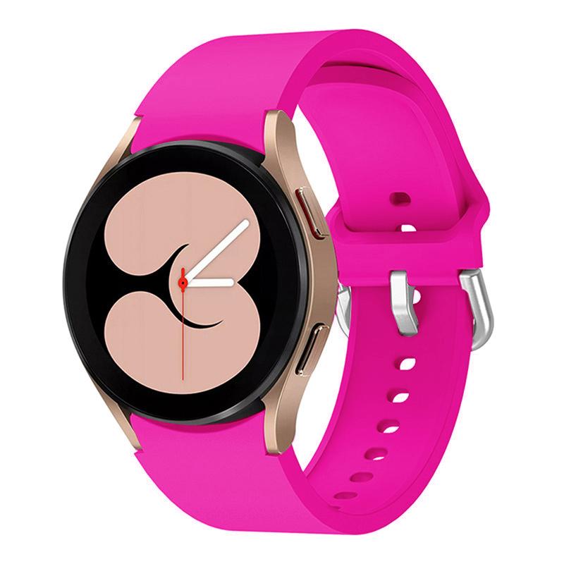 20mm řemínek na hodinky Pro Samsung Galaxy Watch 7/5/6 44mm 40mm Silikonový náramek Galaxy Watch 4 classic/5 pro 47mm 43mm 46 45mm pásek
