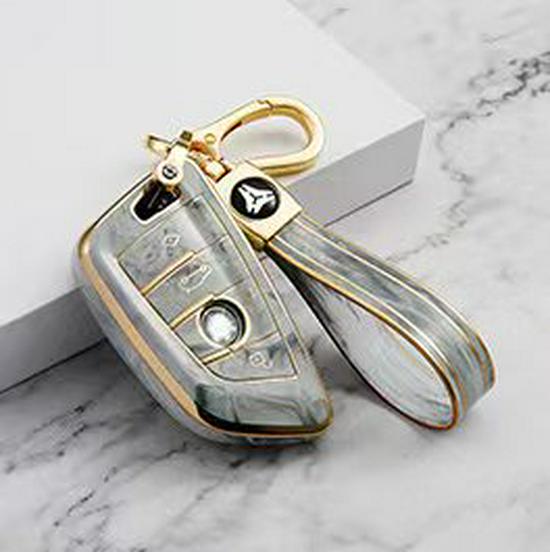 High-End Protective Key Case for Ford Taurus, F-150, Mustang, with Carabiner