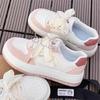 Sneakers Sportive da Donna Casual Kawaii Tela Nuove Versatili Scarpe con Fondo Spesso Femminili Fondo Piatto Scarpe Sportive Vulcanizzate