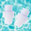 Pack of 2 Multifuntional Pool Vacuum Hose Adapter Pool Hose Connector ABS Texture Suitable for Plastic Pool Equipment
