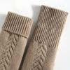 Knitted Gloves Winter Double-layer Velvet Thickened Warm Gloves Mitten