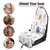Universal Ocean Seat Towel Protector for Car Front Seats - Ideal for Gym & Exercise, All-Season Use
