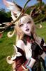 NOKIJP Alice Wig Genshin Impact Cosplay Heat-Resistant Wig Silky Smooth Easy to Style Genshin Impact Mondstadt Alice Witch Gathering Great Witch