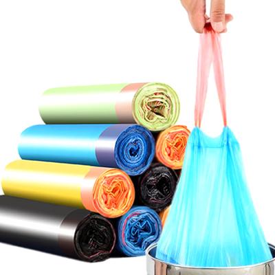 Sacs poubelles épais fermés à main, pochette poubelle jetable pour la maison, sac de déchets de nettoyage de cuisine, sac de rangement étanche