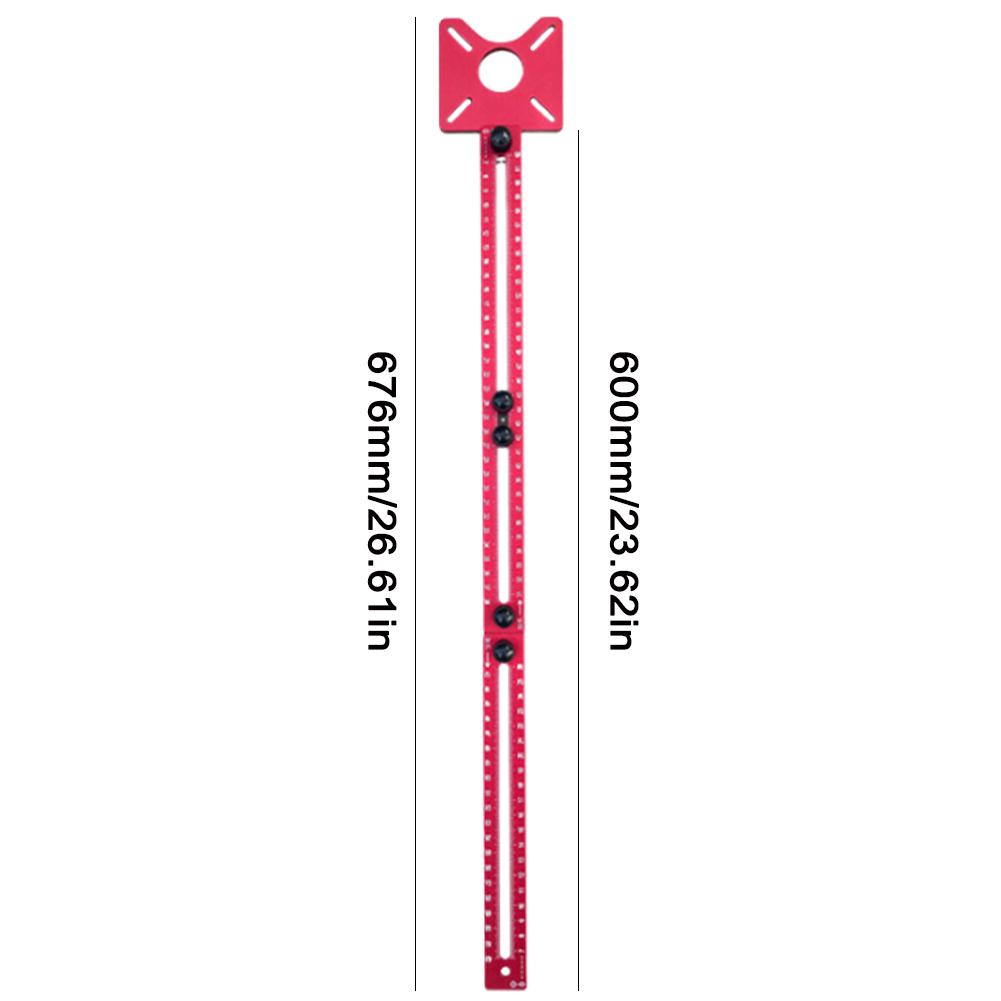 Router Milling Groove Bracket Aluminum Alloy Universal Router Table Insert Plate with Base Carpentry Circle Cutting Guide Board