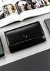 Women's leather wallet PTN D18-NGV-7605 Black