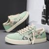 2025 summer new canvas men's shoes dopamine color scheme casual shoes men's daily canvas shoes student canvas shoes