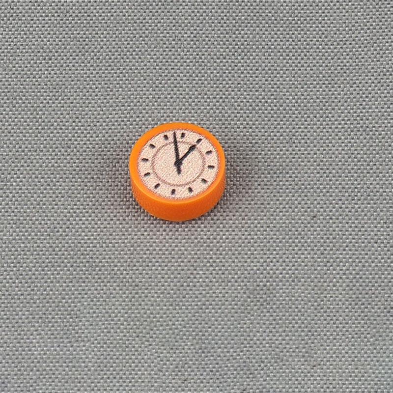 

MOC 10PCS 98138pb259 Printed Round 1x1 Featuring Tan Clock Face Pattern Building Blocks Kit 98138 Tile Bricks Particle DIY Playthings Presents