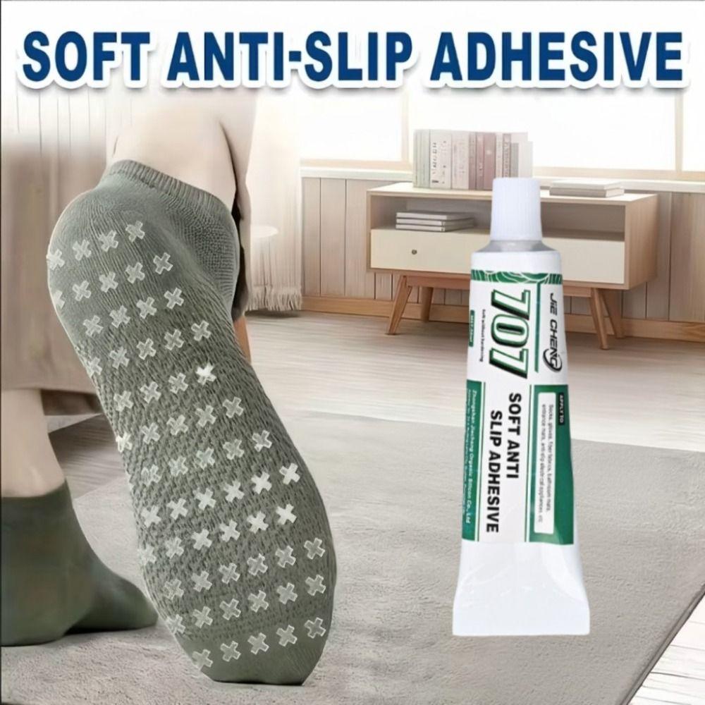 50ML Fabrics Appliances Sock Grip Enhancer Fast-Drying Anti-Slip Versatile Anti-Slip Sock Glue Shoe