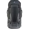 Futura Air Trek 50+10L Imported Large Capacity Simple Lightweight Hiking Outdoor Backpack Unisex Backpack Obsidian-Black Atlantic-Blue 3402121