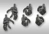 Kotobukiya Modeling Support Goods Hand Unit Wild 25mm Plastic MB40X (KOTOBUKIYA) M.S.G Hand, Approx. Tall, Non-Scale Model,