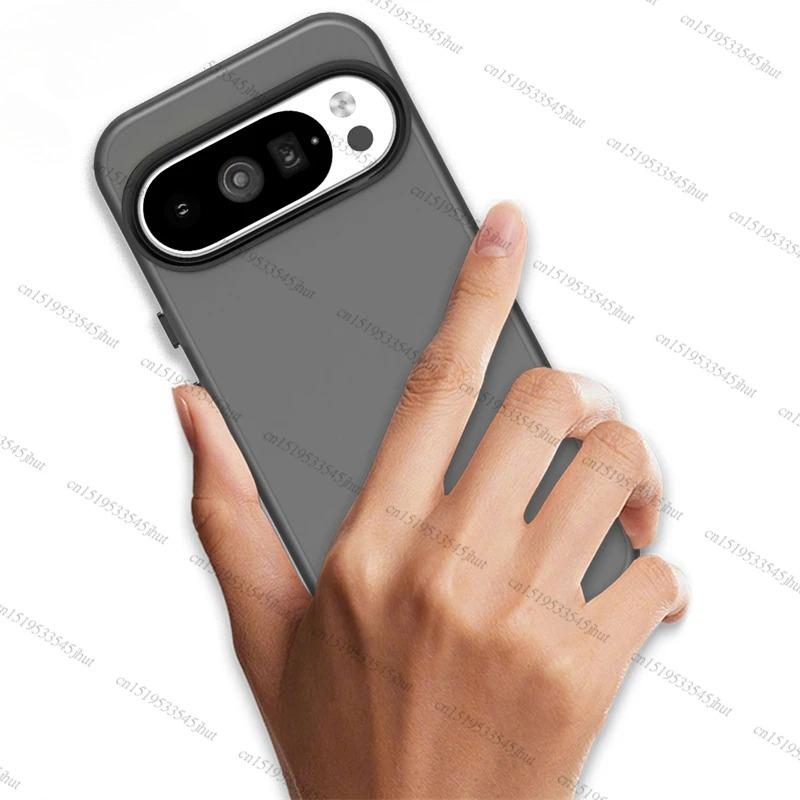 Anti-Drop Candy Color Case For Google Pixel 10 Matte PC Transparent Back Case Google Pixel 10 Pro Cover For Google Pixel 10 Case