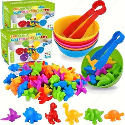 Non-Toxic 56/36Pcs Develop Kids' Fine Motor Skills With Colorful Weight Bear Counting & Arithmetic Tchildren Educational Sensory Toy