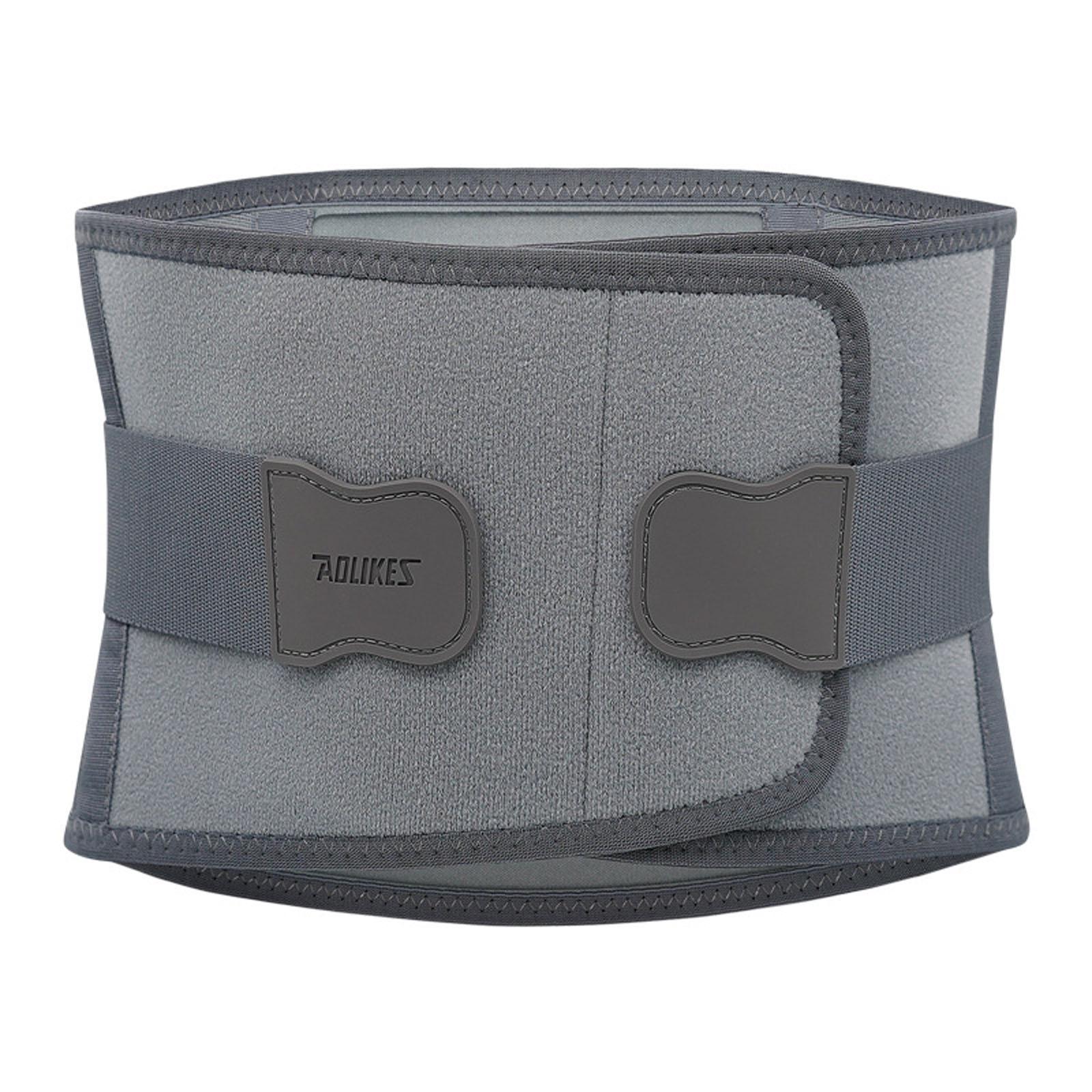 

Breathable Fitness Waist Belt with Thick Cushions, Pressurized Support, Soft and Comfortable Back Brace for Gym and Training XL
