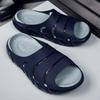 Fashion New Men's Summer Outdoor Anti-slip Jelly Slippers One-strap Casual Beach Sandals for Outdoor Wear High Quality Sandals Shoes Men