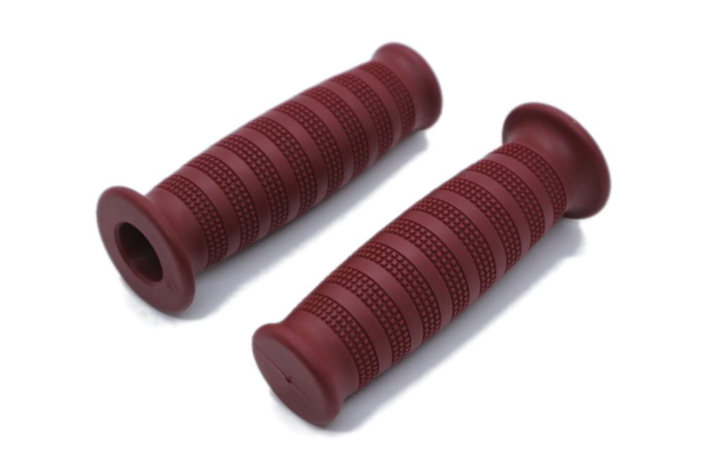 Beatus Vertical Groove Barrel Type Bike Handle Grip 22.2mm Universal