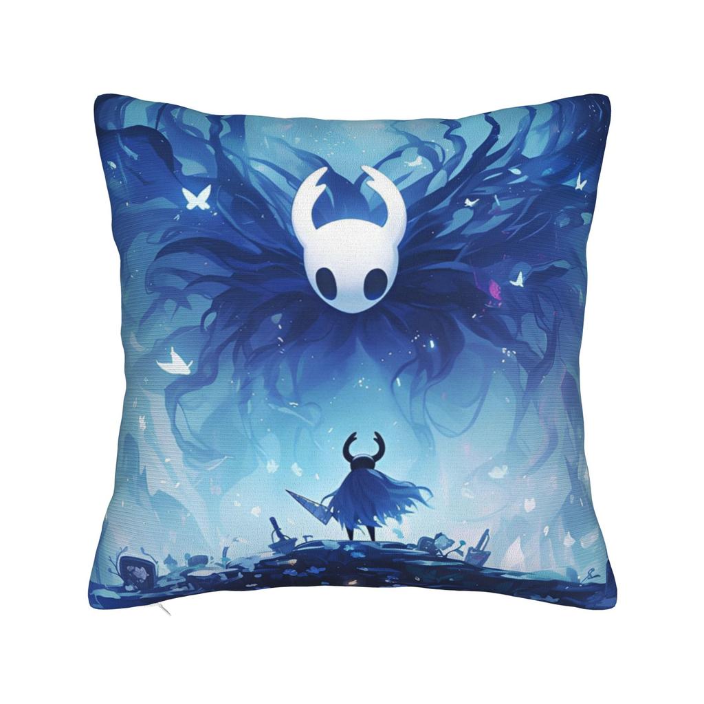Hollow Knight Square Pillow Cases Indie Action Adventure Cushion Covers Customized Zipper Decorative Pillowcase for Living Room