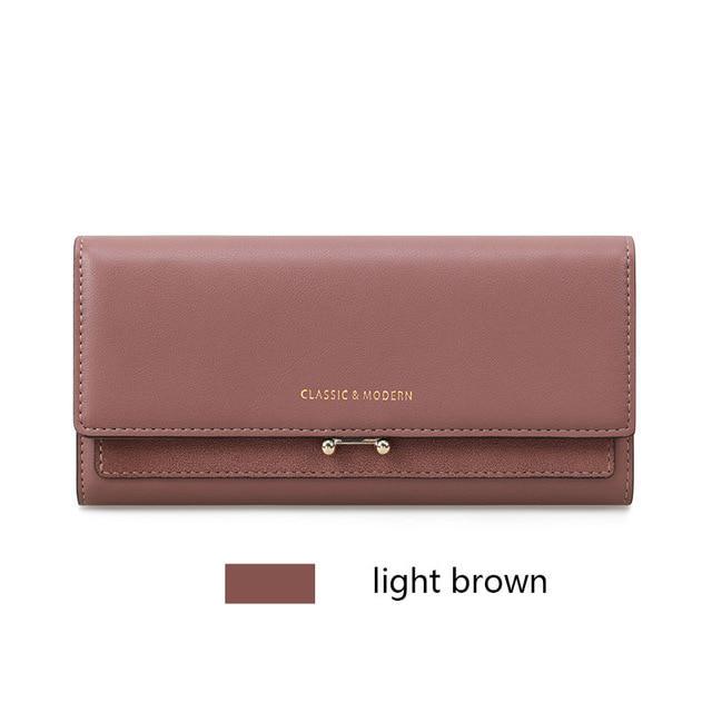 Frauen Lange Brieftasche Luxus Kupplung Große Kapazität Weibliche Geldbörse Dame Telefon tasche Karte Halter Carteras