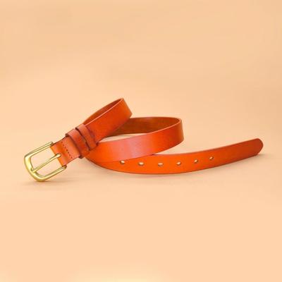 Simple Dress Decorative Belt Fashionable Alloy Pin Buckle Belt