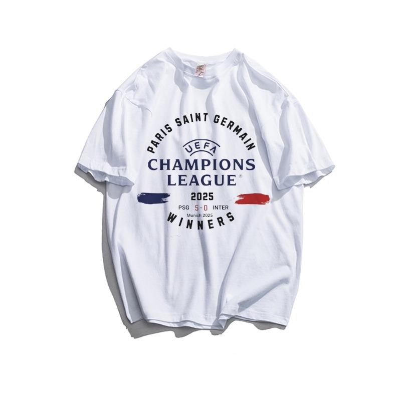

Champions League Enrique s Same Short Sleeved T-shirt Made of Pure Cotton to Commemorate Daughter Xana s Ten-year Commitment XL