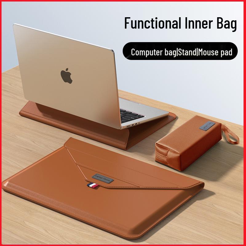 Husă MacBook: Carcasă de Protecție și Suport din Piele Ultra-Subțire pentru Laptopuri