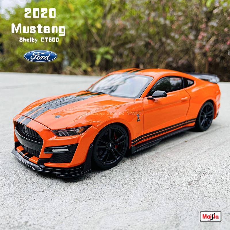 

Maisto 1:24 The new Ford 2020 Mustang Shelby GT500 alloy car model handicraft decoration collection toy tool gift Die casting