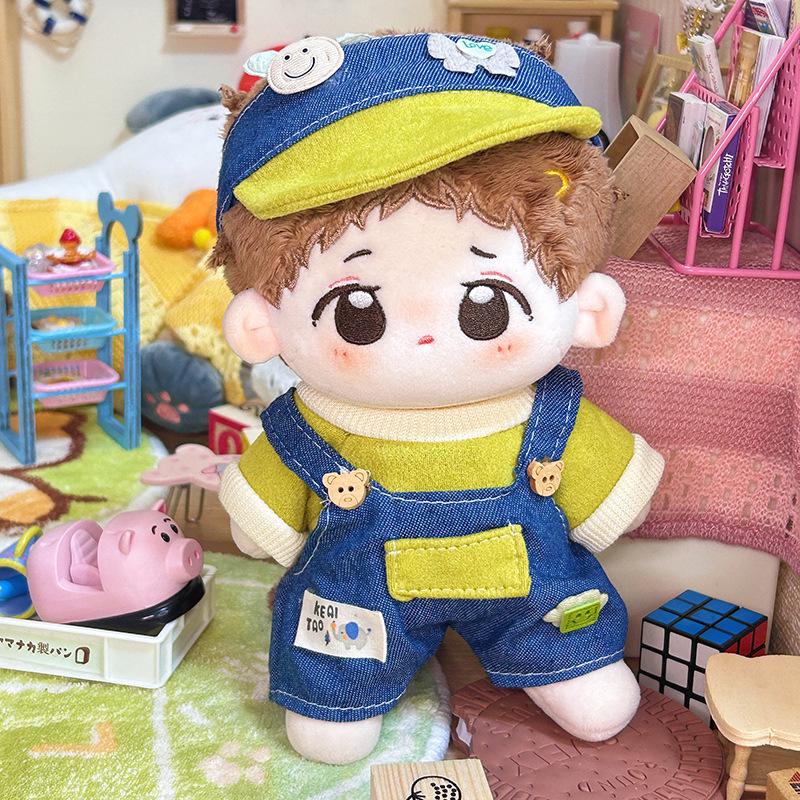 

Универсальная 20 см хлопковая кукольная одежда: Плюшевый костюм, нейтральный по полу, цельный 20cm Doll Clothes (Excluding Doll)