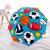 1pc Sports Balls Automatic Folding Umbrella - Portable Collapsible, 8-Rib Durable Frame, Perfect for Outdoor Use,  Yy251218118
