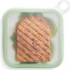 Portable Silicone Sandwich Toast Lunch Box with Handle Student Office Work Food Container Snack Box Bento Lunch Box