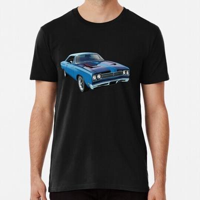 1969 Plymouth Roadrunner In Blauw Maat S tot 5XL Gemaakt in de VS T-shirt Unisex T-shirt