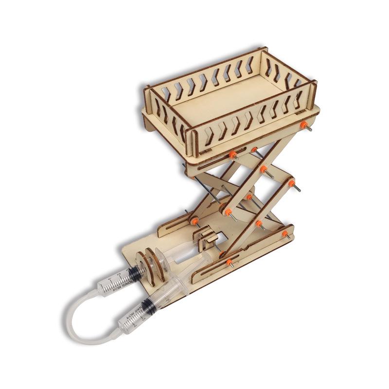 DIY Hydraulic Lifting Platform STEM Kit - Classroom Science Puzzle for Students
