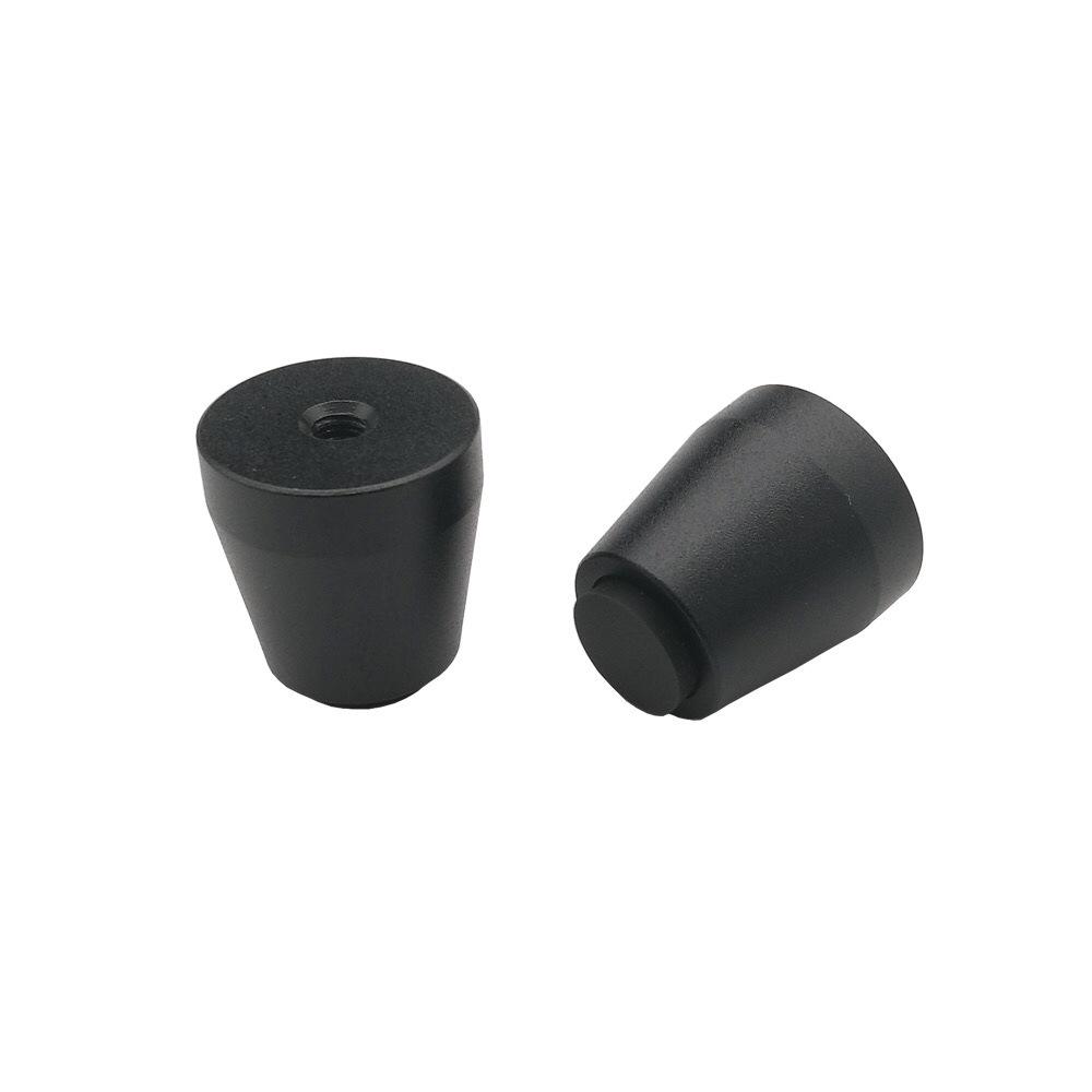 15x7 Aluminum Alloy Shock Absorbing Speaker Amplifier Feet Pads for Home Ceramic Cooktop, Anti-slip Nails