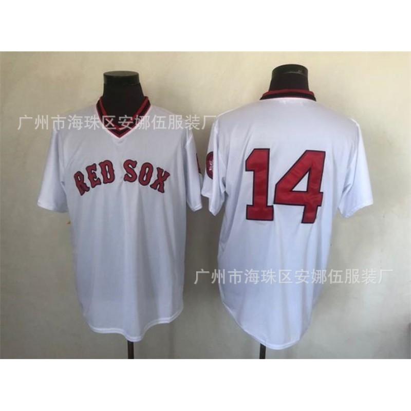 2026 Boston Red Sox Retro Embroidered Baseball Jersey Mens Womens Team Sports Uniform