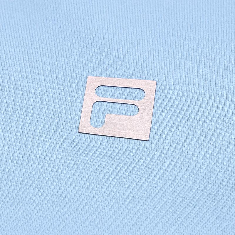 Fila Fitness Fashion Casual T-Shirt Women Tops Light-Blue A61W631201FBU