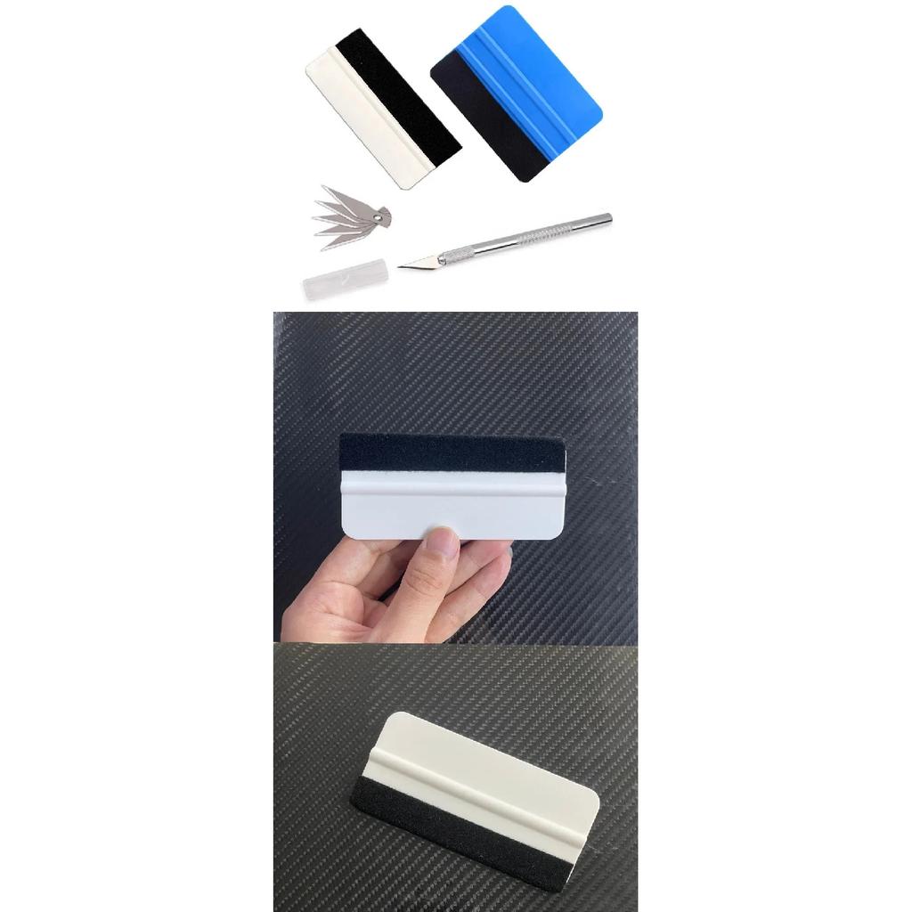 Durable Vinyl Wrap Tool Set DIY Car Window Tint Squeegee Scraper for PPF Paint Protection Film Carbon Fiber Decal Install