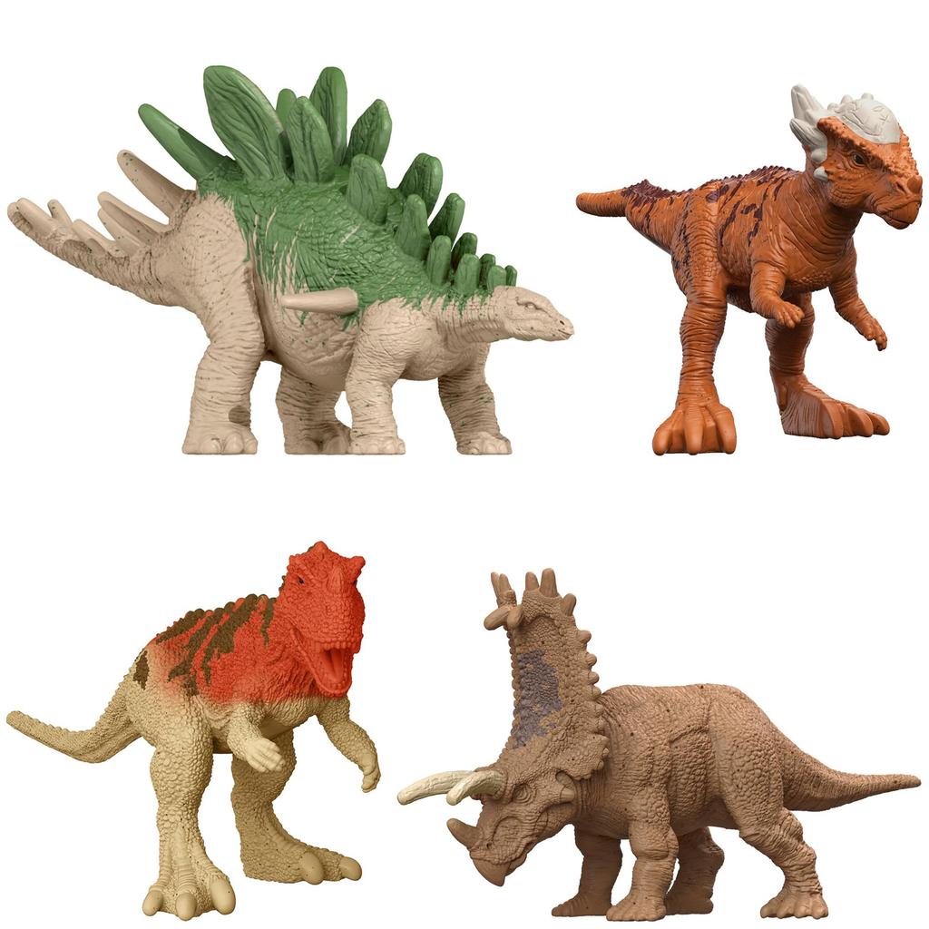 Mattel JURASSIC WORLD Mini Figure Box Assortment 2023 3rd Edition Years Old and [Blind Pack] [Dinosaur Toy] [3 Up] 986F-GWP38
