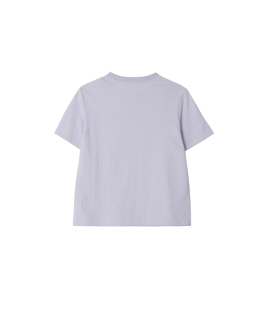 Iteoneolmomeonteu Essential Round Tee - Violet