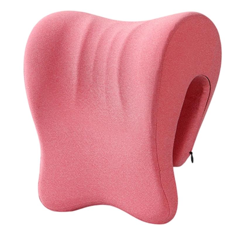 Office Chair Headrest Providing Neck Support Comfort Ergonomic Memory Foam Desk Pillow for Sleeping and Napping красный