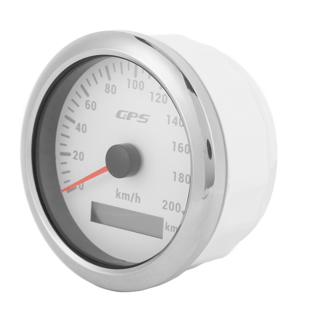 3.3in GPS Speedometer 0‑200KMCelsiusH Speed Gauge with Backlight IP67 Waterproof for Car Marine Boat Yacht