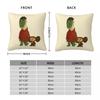 Gena The Crocodile Cheburashka Pillowcase Polyester Linen Velvet Creative Zip Decor Sofa Cushion Cover 45x45
