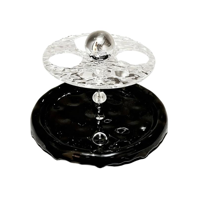 

Ceramic Toothbrush Wall Mount Bathroom Water Resistant Minimalist Style For Family Use чёрный