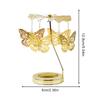 Christmas Aromatherapy Carousel Candles Holder Christmas Rotary Gold Carousel Candle Spinner Metal Tea Lamps Home Decor