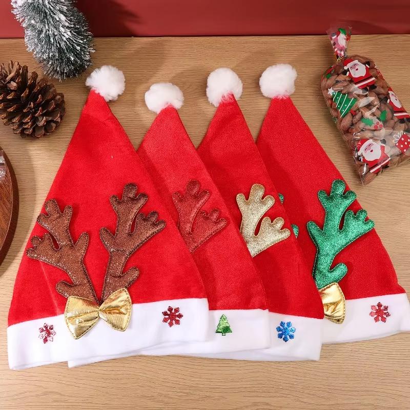 Deer Antler Hat Decorative Photography Props Hat Festival Gathering Hat Festive For New Year Christmas Party