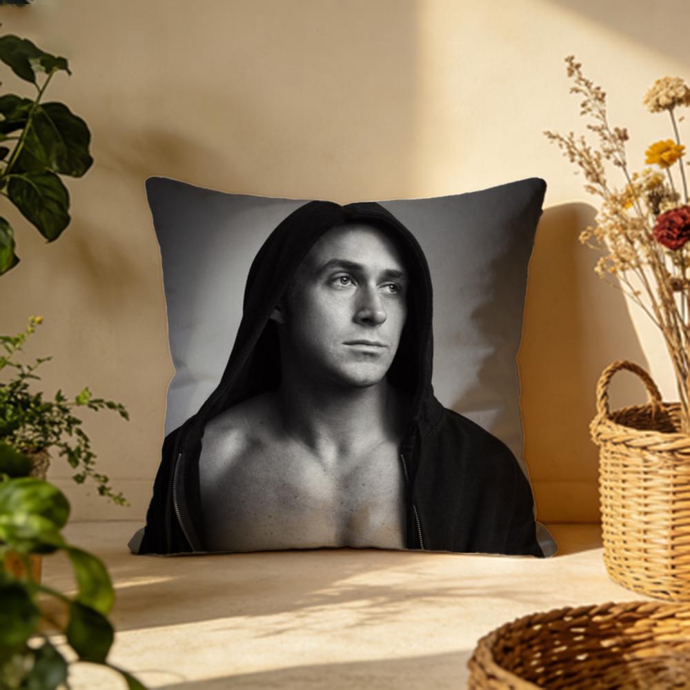 Trendy RRyan Goslinging Cushion Cover Versatile DoubleSided Pillow Case Fit for Sofa Bed Car Daily Decor