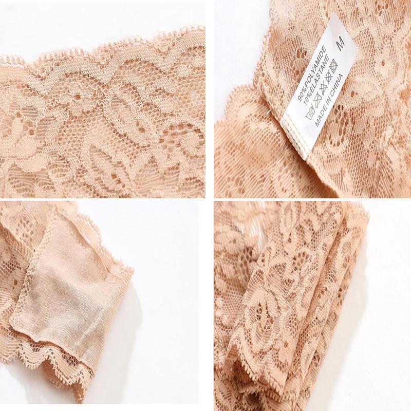 New Sexy Lace Panties for Women Comfortable Version Seamless Plus Size Pure Cotton Crotch Women's Panties Thong