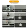 Hinge Jig Magnetic Accurate Installation Tool Door Hinge Mortise Jig for Installation Indoor Outdoor Home Garage Workshop
