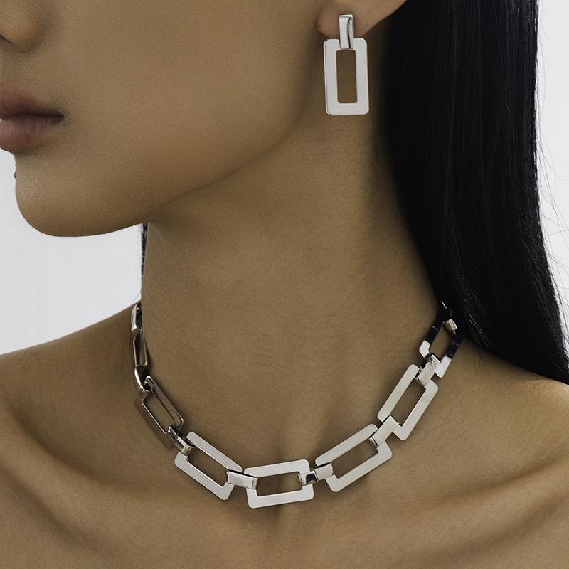 Fashion Necklace Earrings For Women Ladies